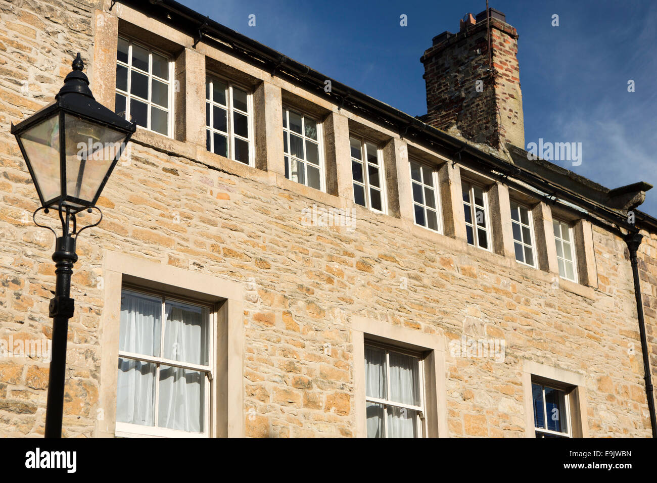 UK, County Durham, Barnard Castle, Thorngate, weaver’s garret above old