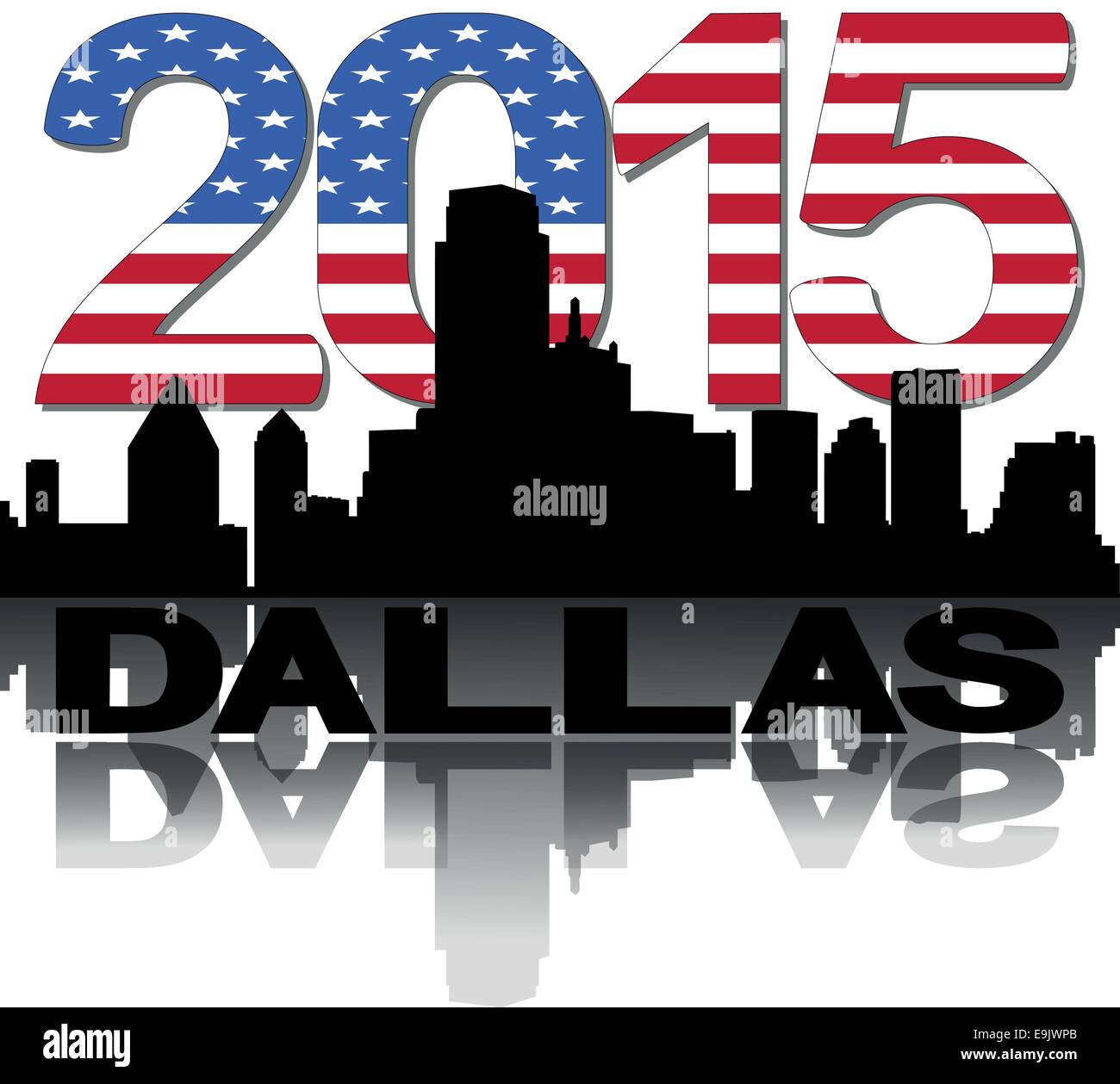 Dallas skyline 2015 hi-res stock photography and images - Alamy
