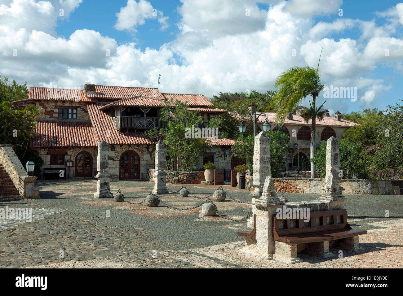 Dominikanische Republik, Osten, La Romana, Casa del Campo, Altos de Chavon, Stock Photo