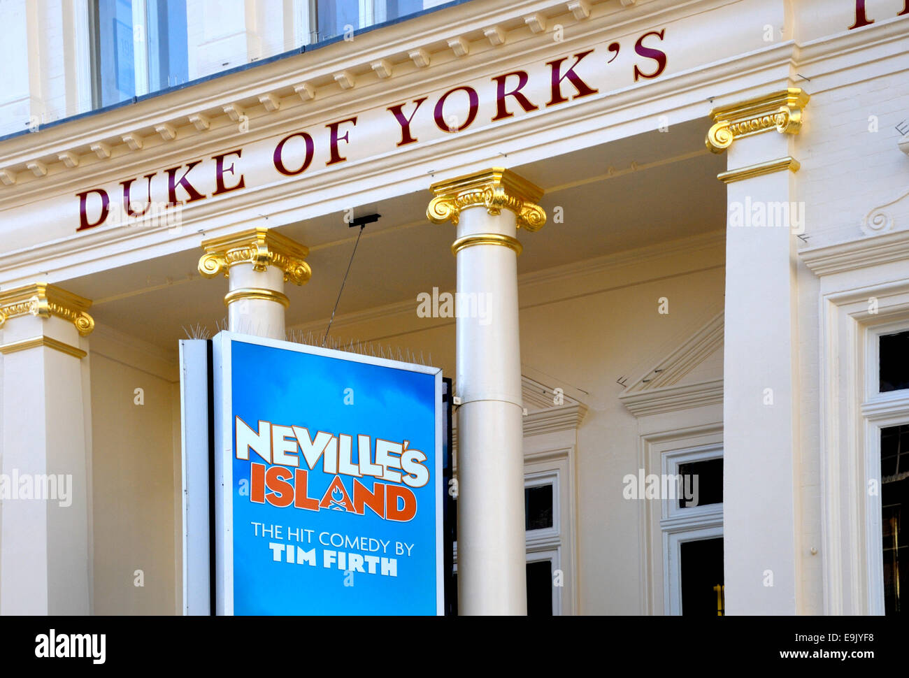 London, England, UK. Neville's Island at the Duke of York's Theatre (Starring Adrian Edmondson, Miles Jupp, Neil Morrissey, and Stock Photo