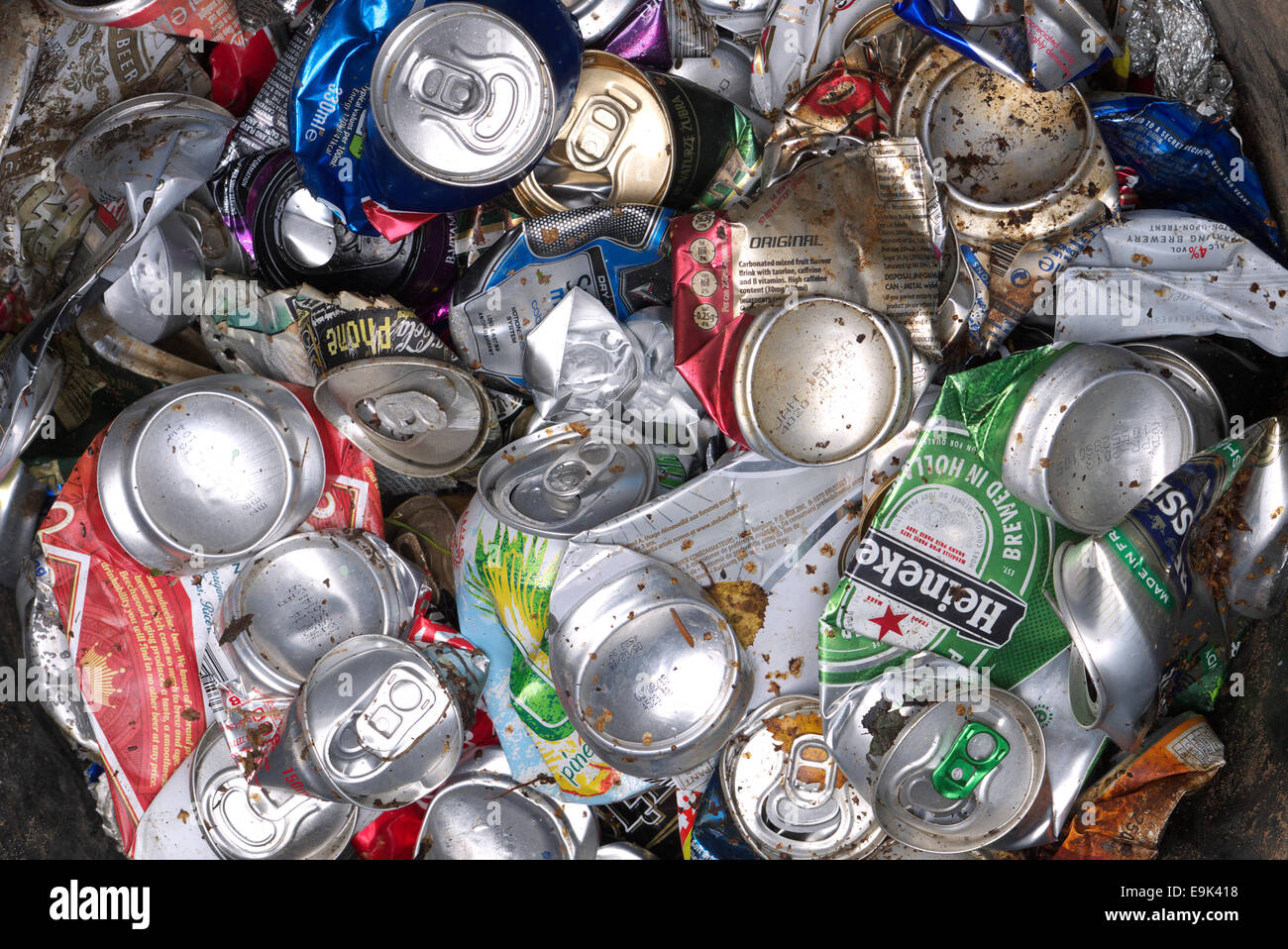 Recycled aluminum cans hires stock photography and images Alamy