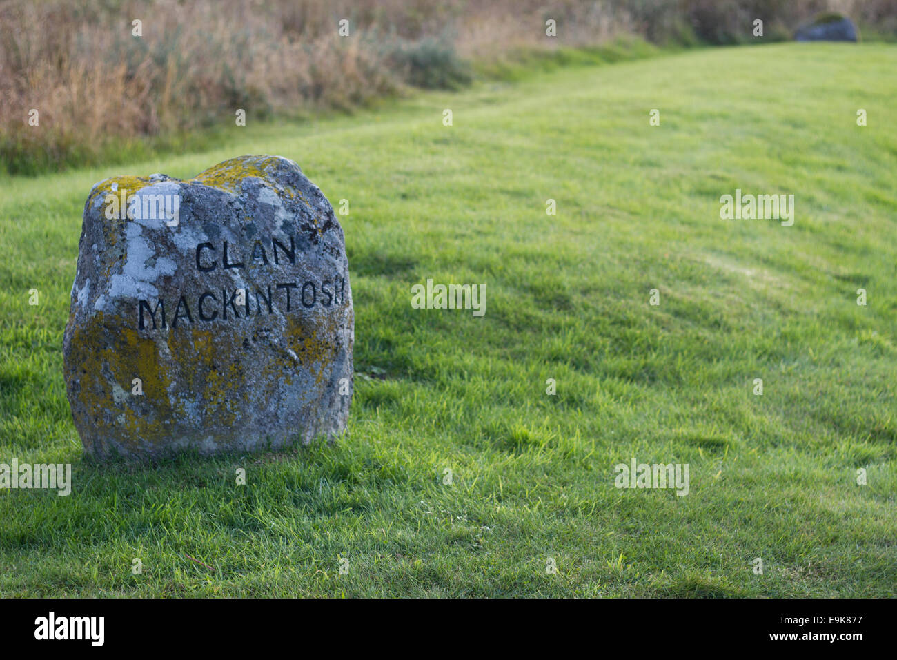 Clan Mackintosh, Mass Grave, Culloden Battlefield Stock Photo