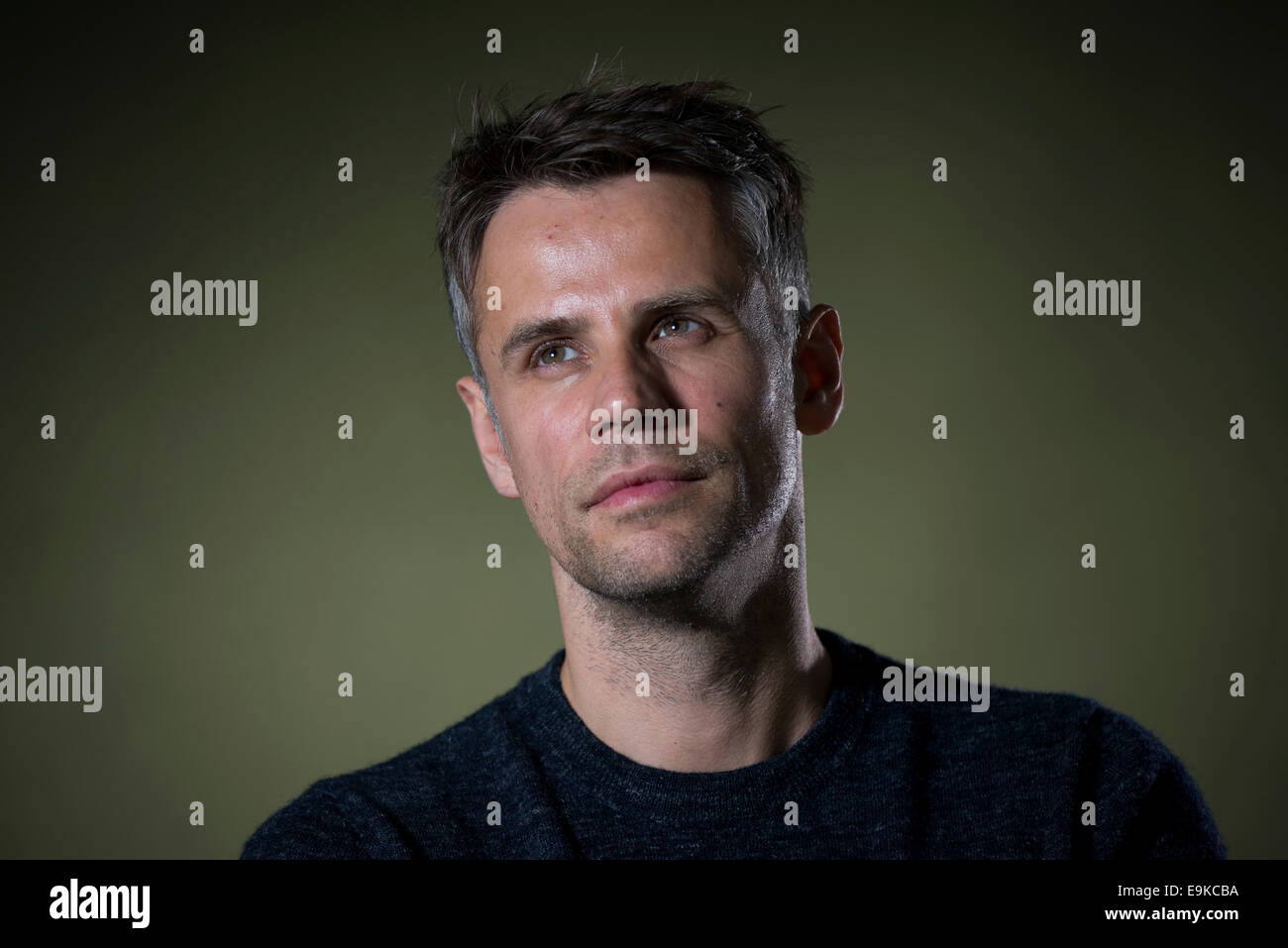 British television and radio presenter Richard Bacon appears at the Edinburgh International Book Festival. Stock Photo