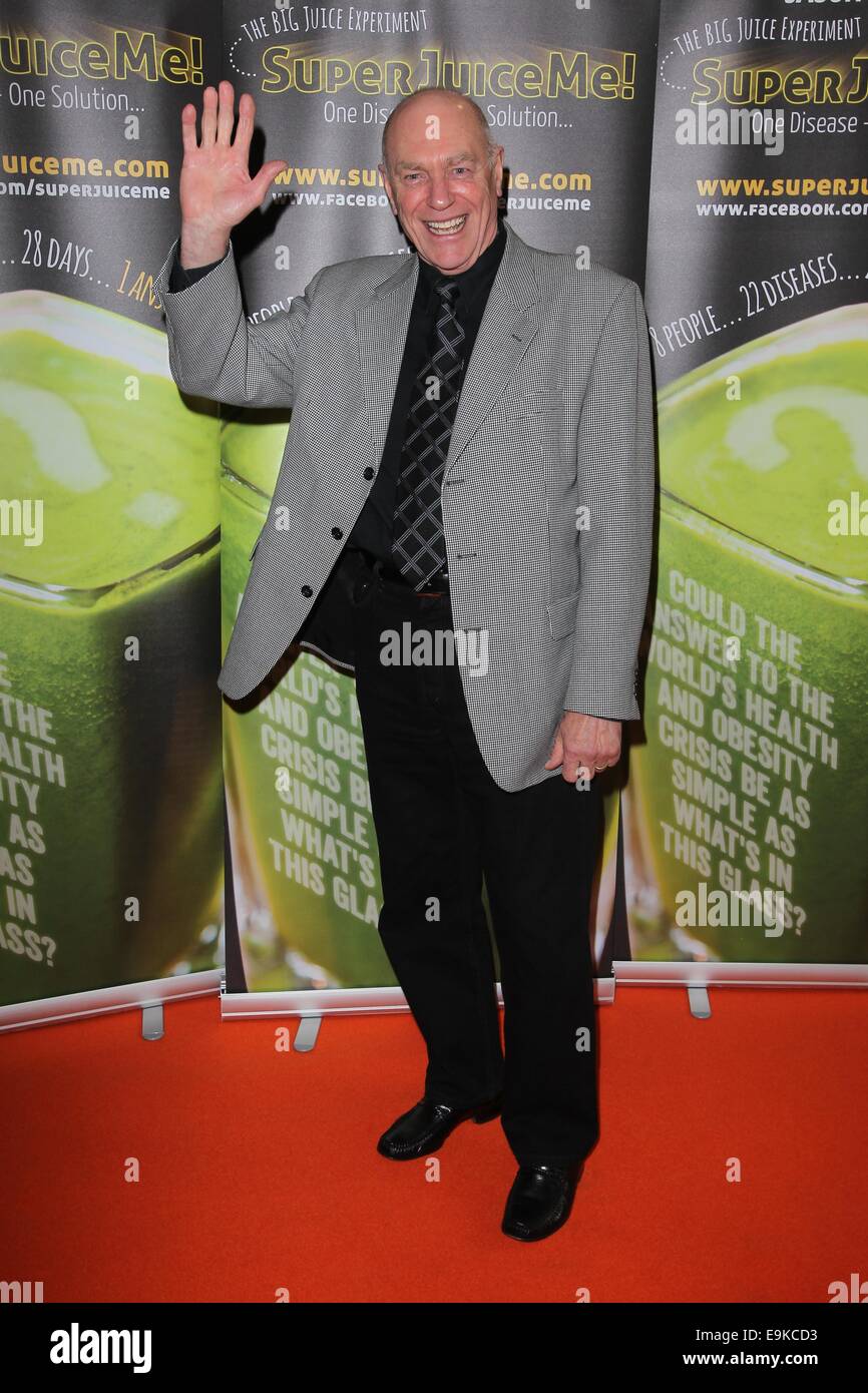 Celebrities arrive at the Film Premiere of Super Juice Me  Featuring: Guest Where: London, United Kingdom When: 26 Apr 2014 Stock Photo