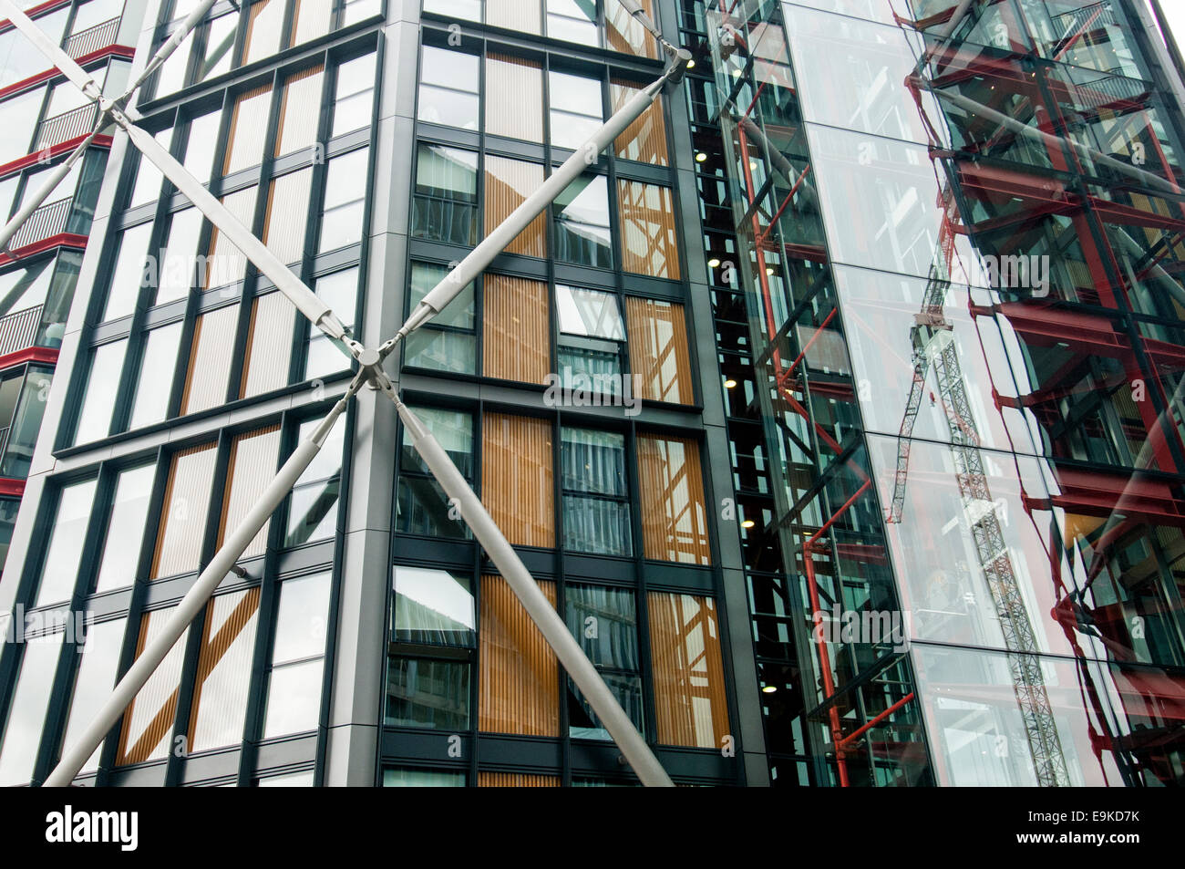 modern apartment block London Southbank Stock Photo Alamy