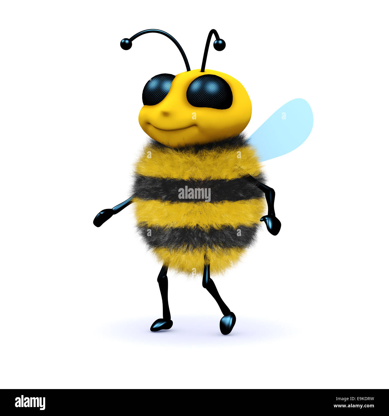 3d render of a bee walking Stock Photo Alamy