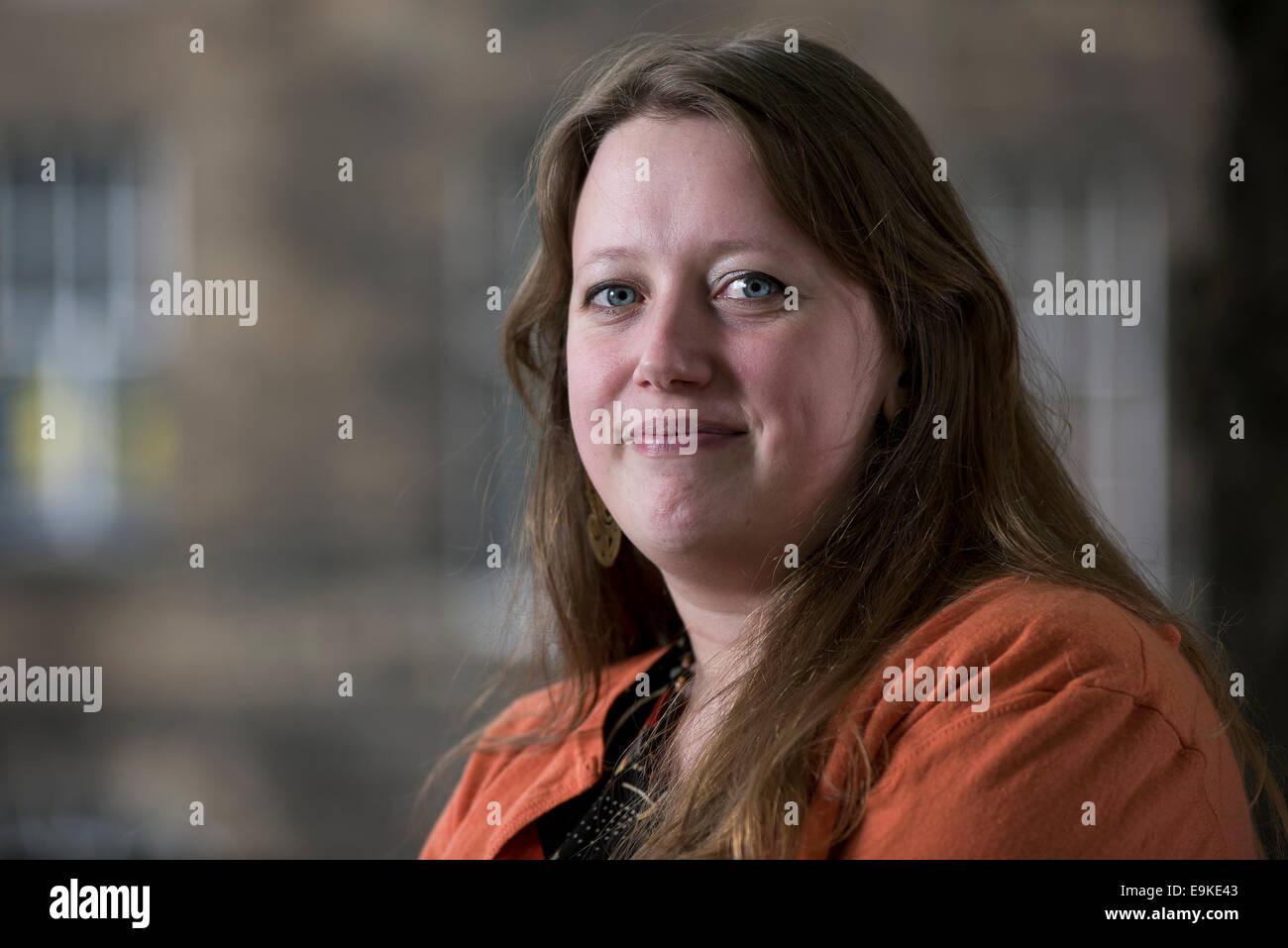 Poet Claire Askew appears at the Edinburgh International Book Festival. Stock Photo