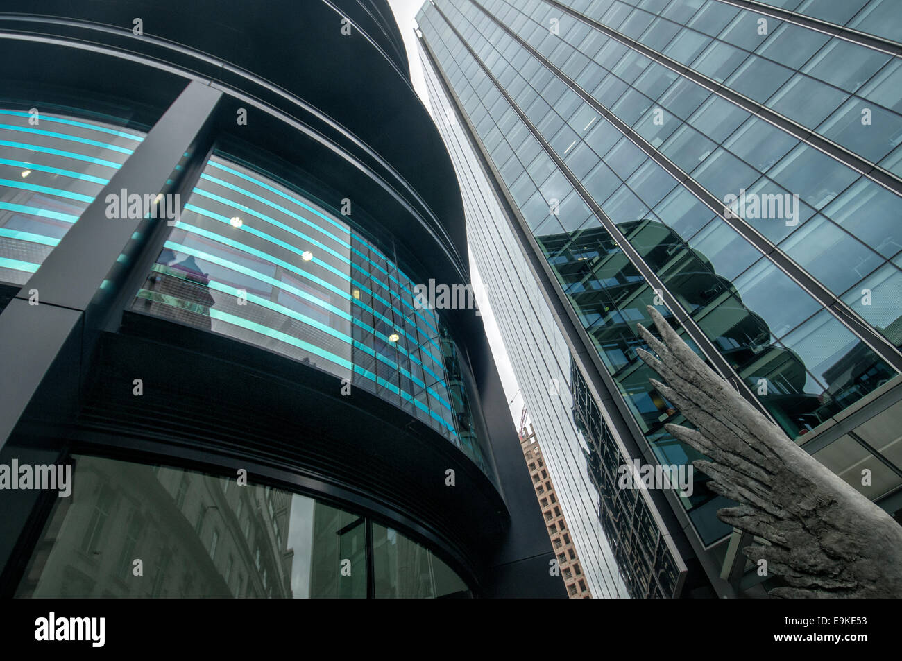 modern glass office buildings Stock Photo - Alamy