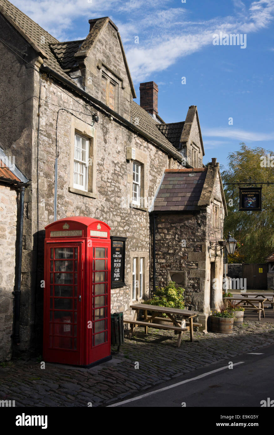 Stoke St Michael a village in Somerset England UK The Knatchbull Arms