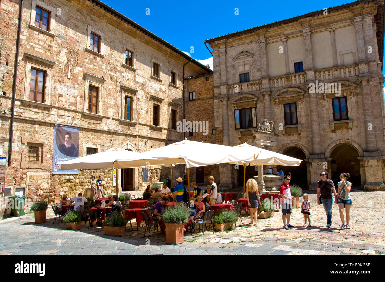 Montepulciano, Siena, Tuscany, Italy Stock Photo