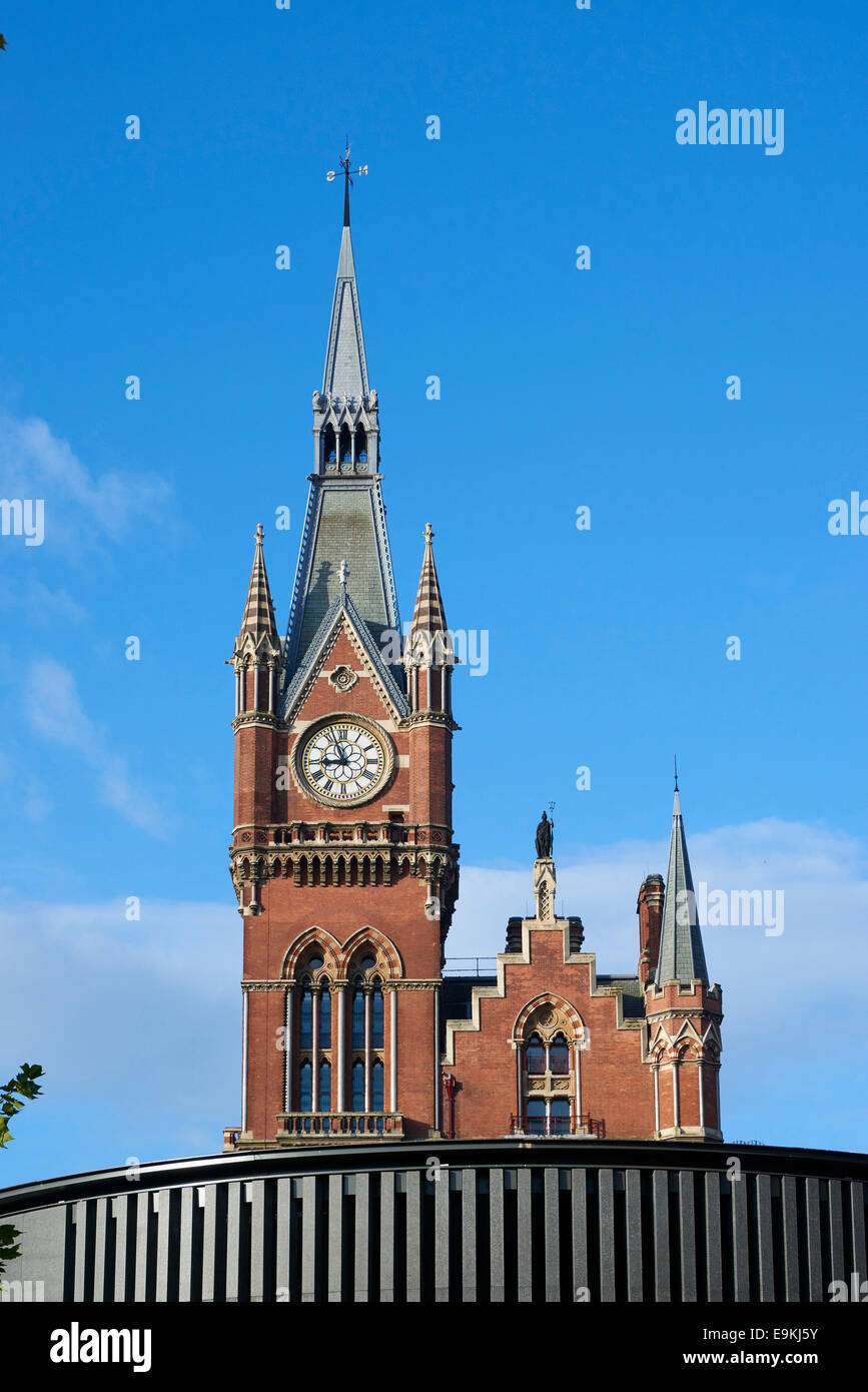 The Tower to St Pancras Station, London, UK Stock Photo