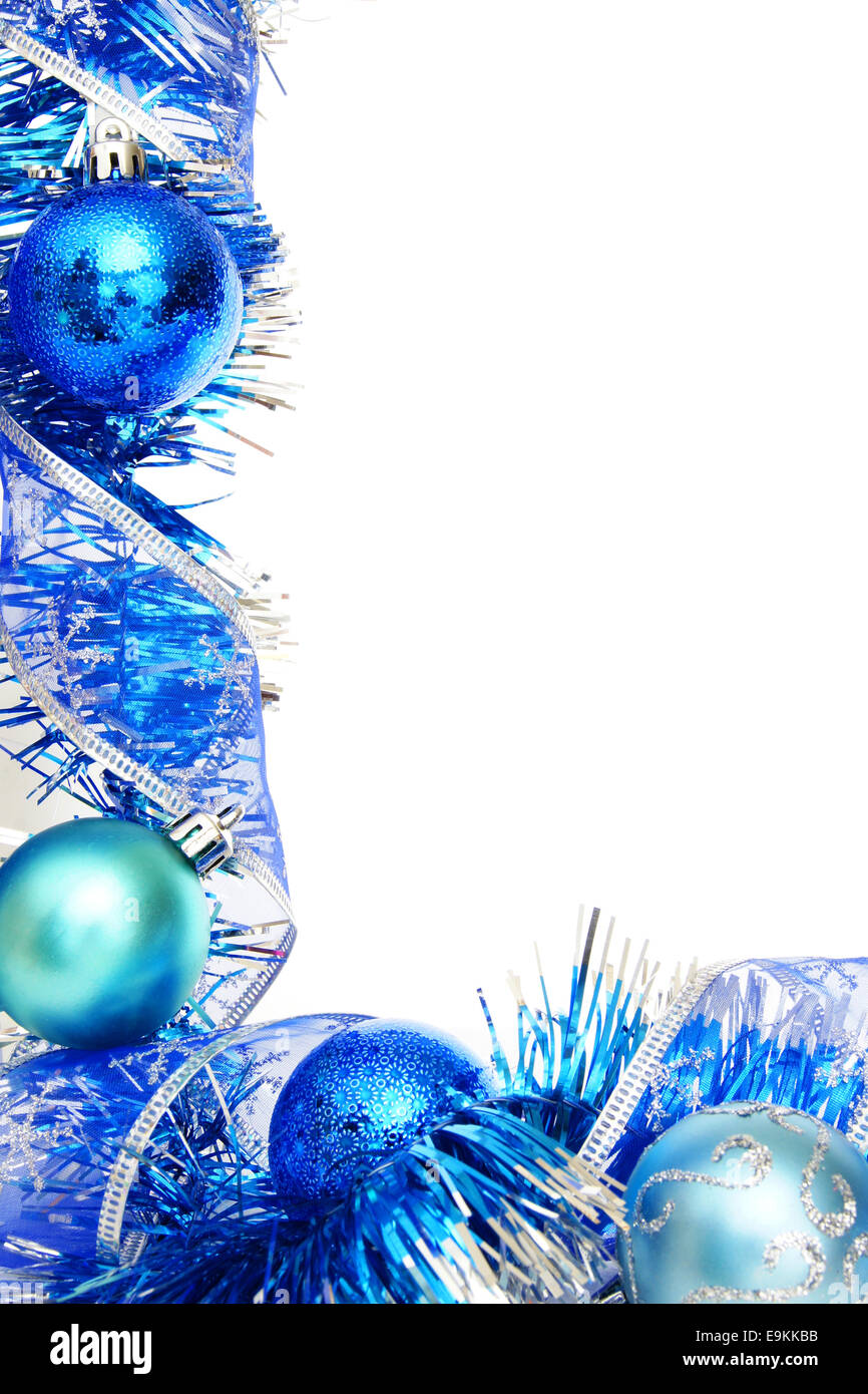 Blue Christmas Border 