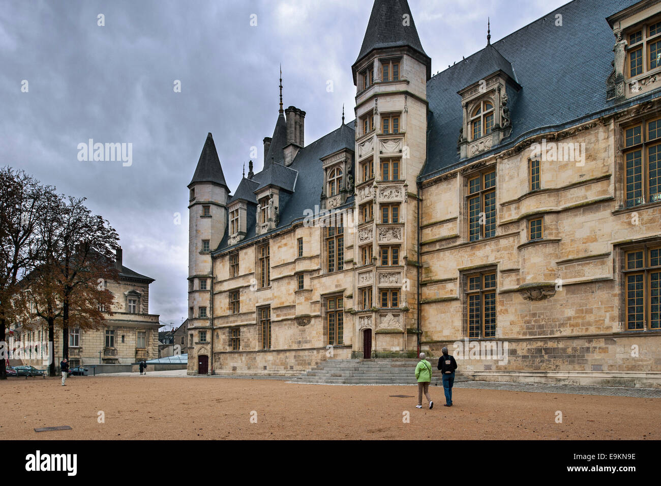 The Palais Ducal in the city Nevers, Burgundy / Bourgogne, France Stock Photo
