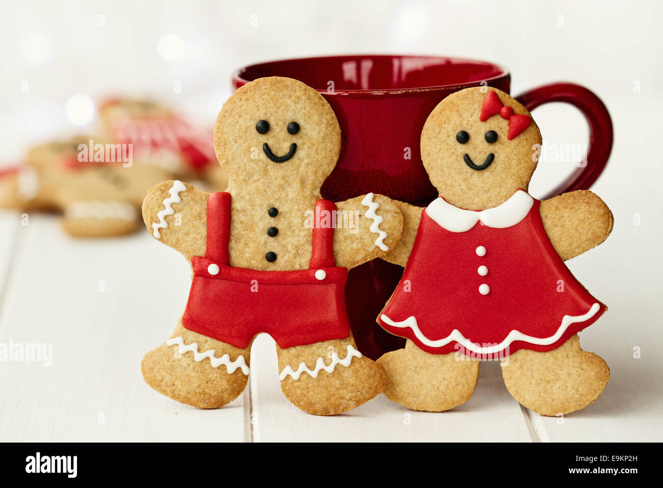 Gingerbread couple Stock Photo