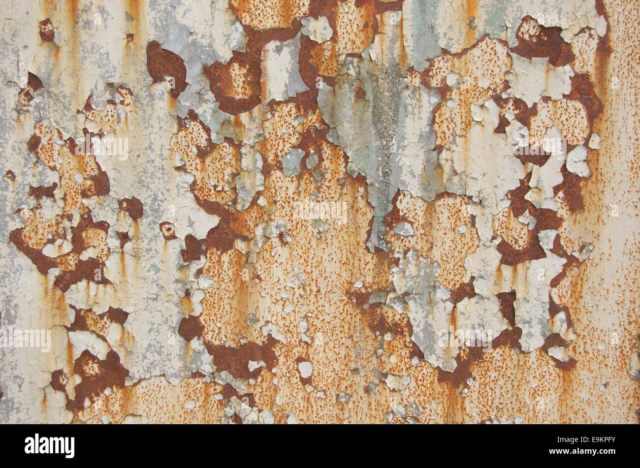 Peeling paint and rust on a railway bridge Stock Photo Alamy