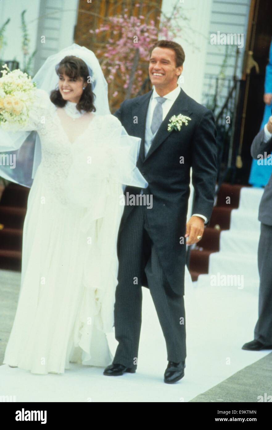 MARIA SHRIVER With Arnold Schwarzenegger Wedding 1986.f2567. John