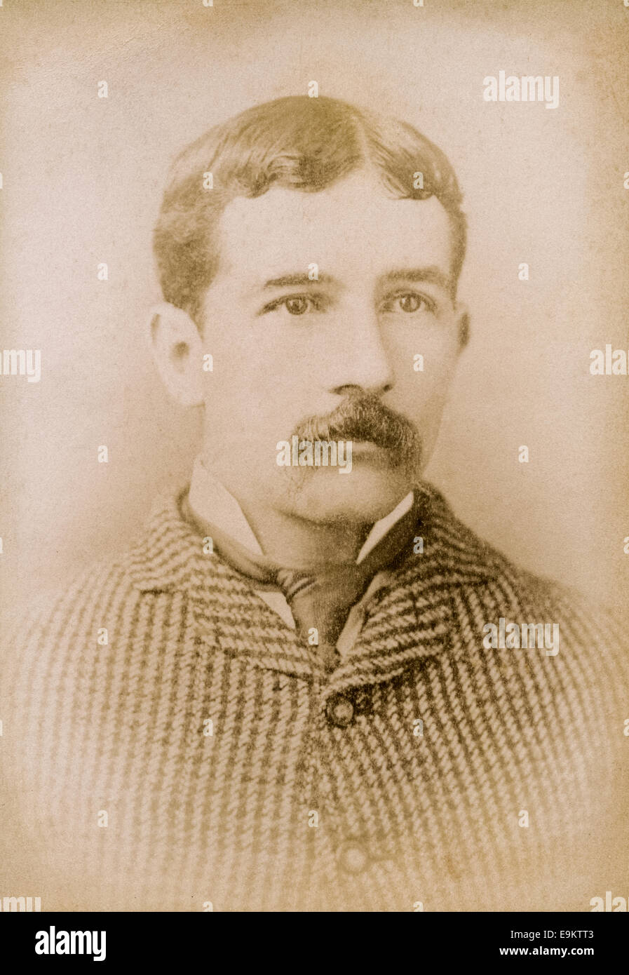 Victorian Card studio portrait of young man in the Owen Angel