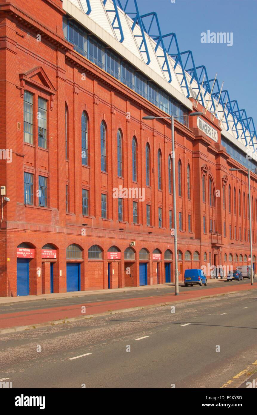 4th September 2013. Ibrox Stadium in Glasgow, Scotland. Editorial use only. Stock Photo