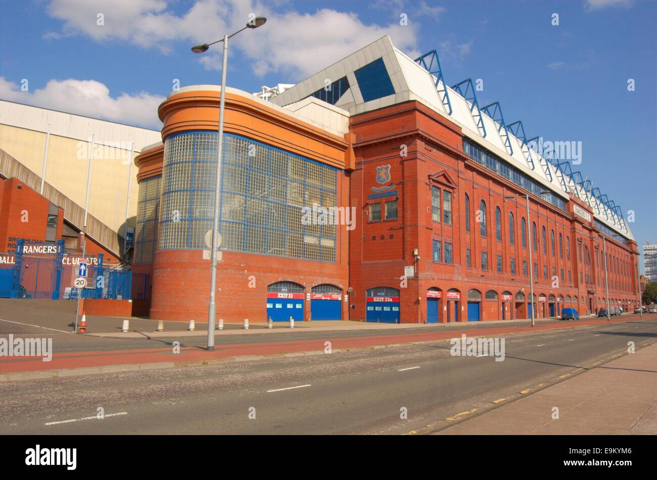 4th September 2013. Ibrox Stadium in Glasgow, Scotland. Editorial use only. Stock Photo