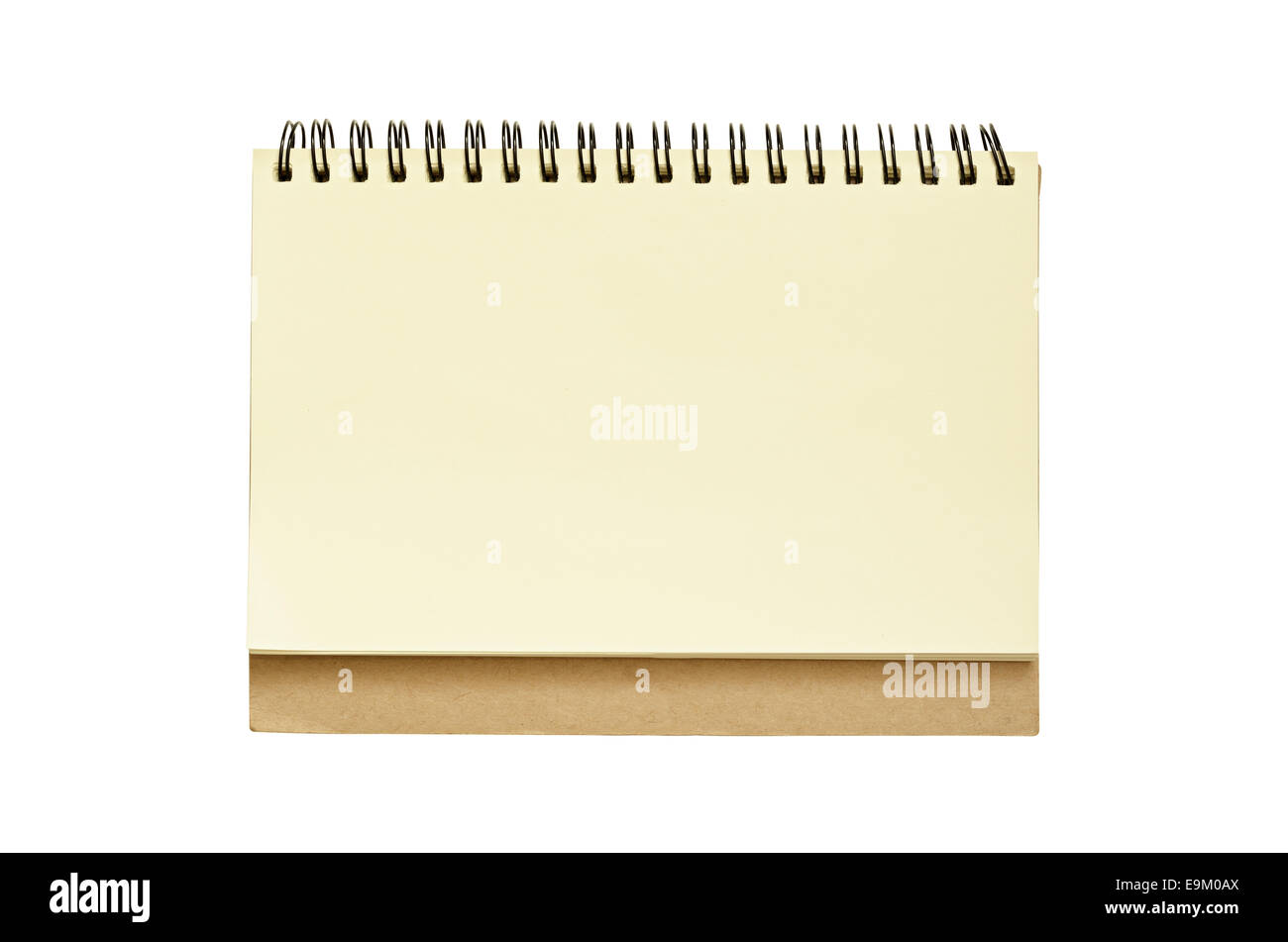 Notebook isolated on white Stock Photo