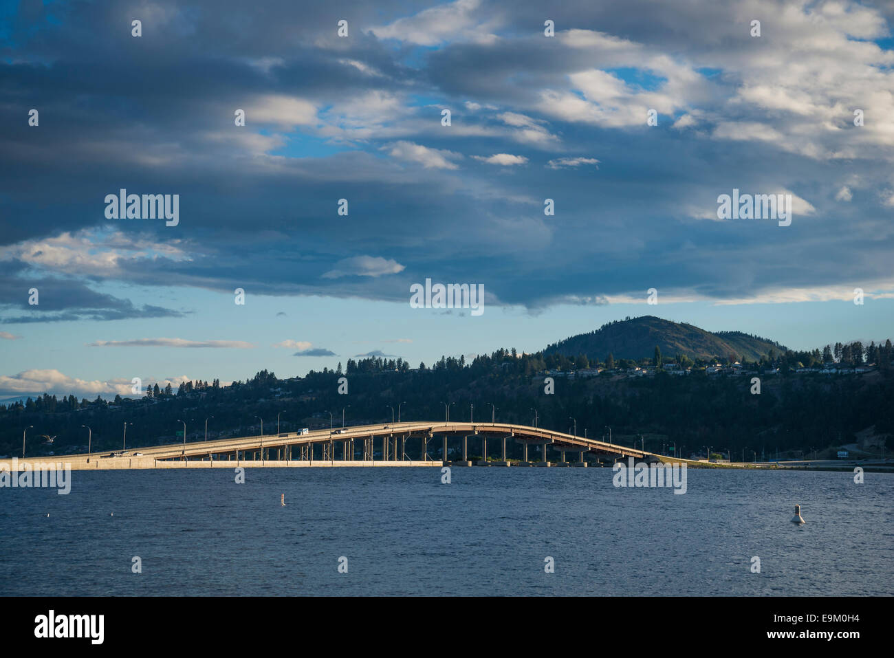 William R. Bennett Bridge, Kelowna, British Columbia, Canada Stock Photo