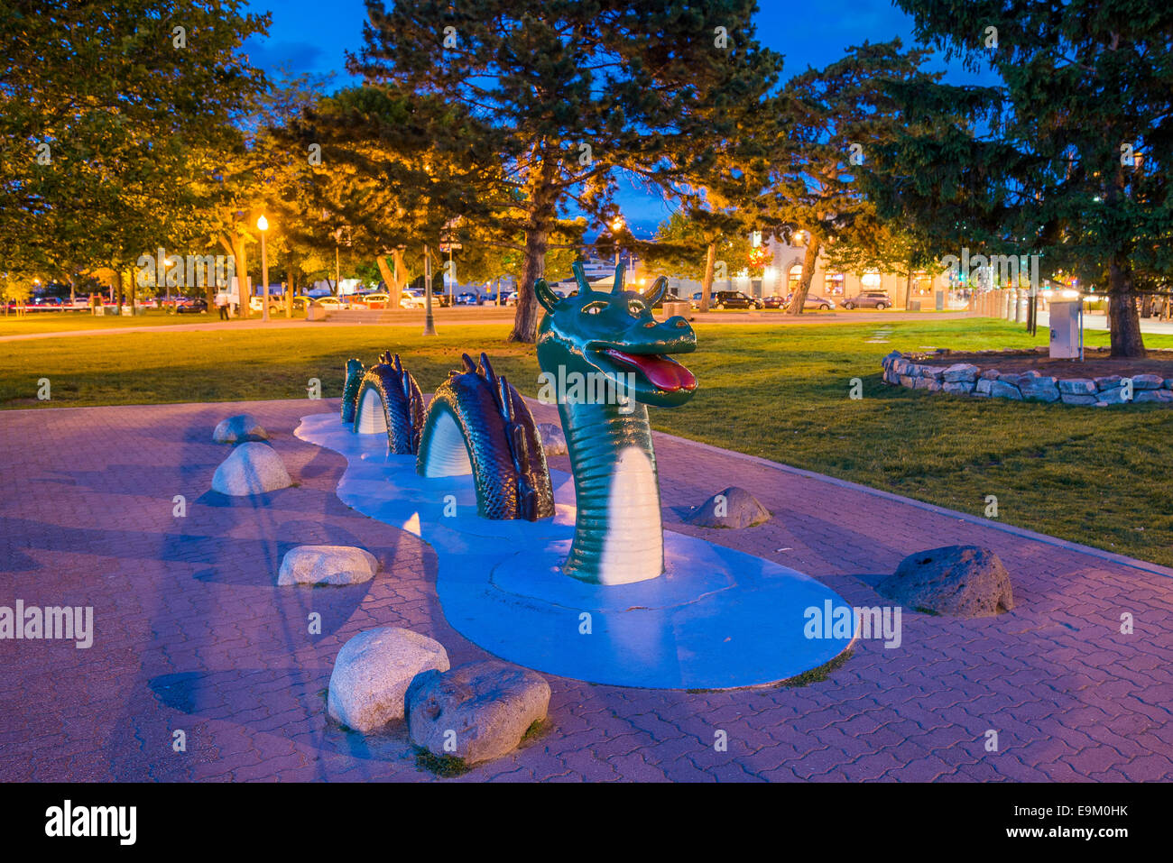 Kelowna ogopogo sculpture hires stock photography and images Alamy
