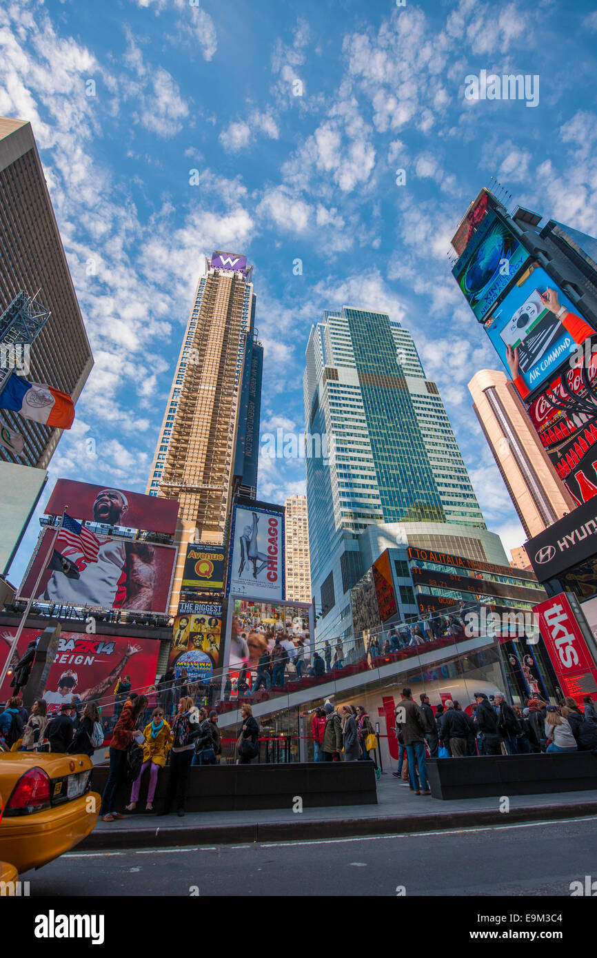 New York City Street Scene Stock Photo