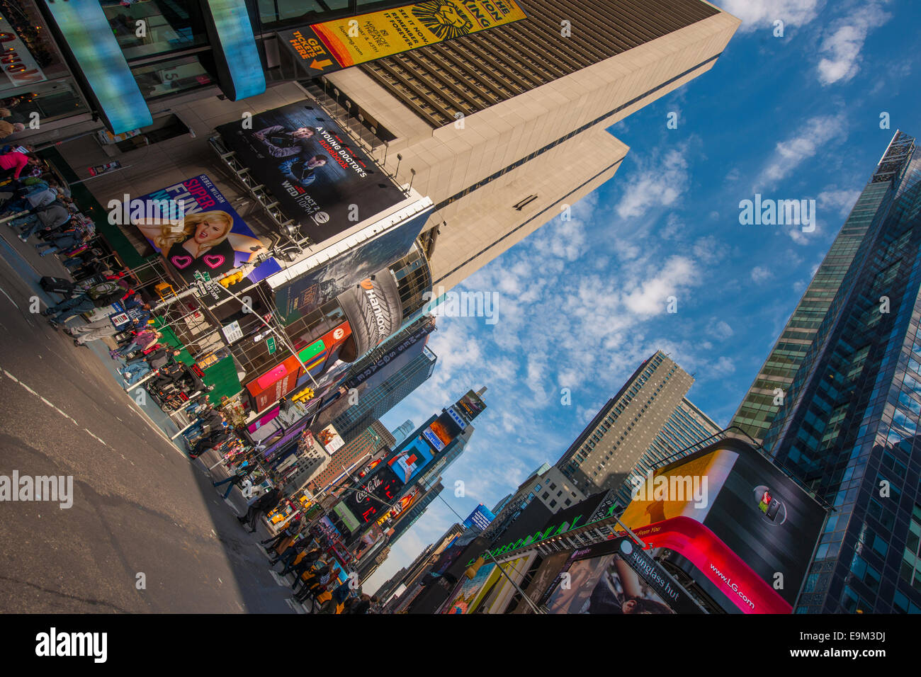 New York City Street Scene Stock Photo