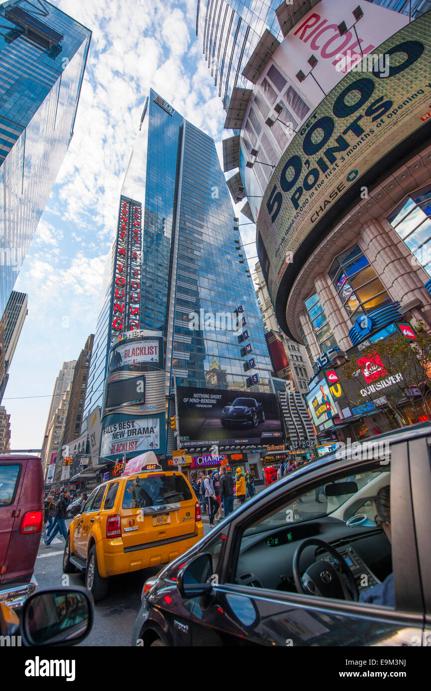 New York City Street Scene Stock Photo