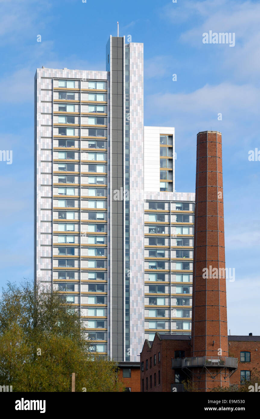 Student Castle apartment block. Great Marlborough Street, Manchester