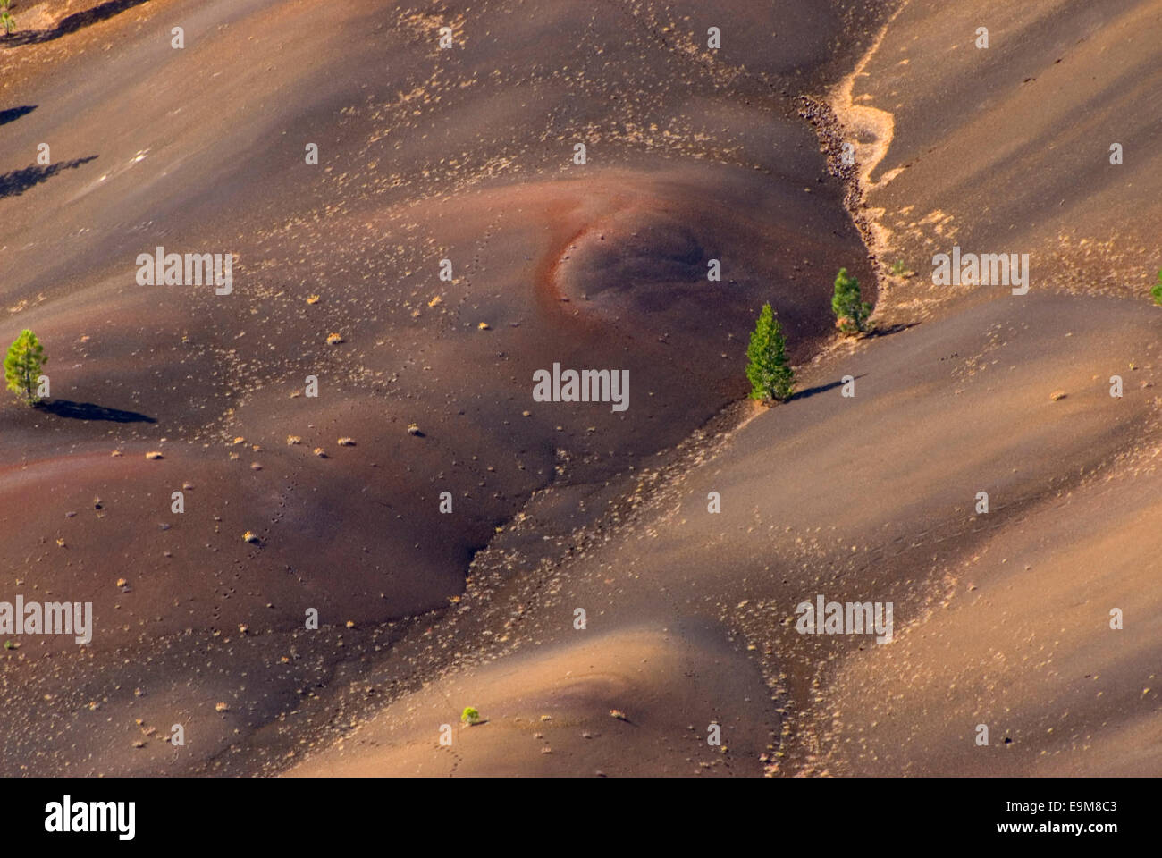 Fantastic Lava Flow from Cinder Cone, Lassen Volcanic National Park ...