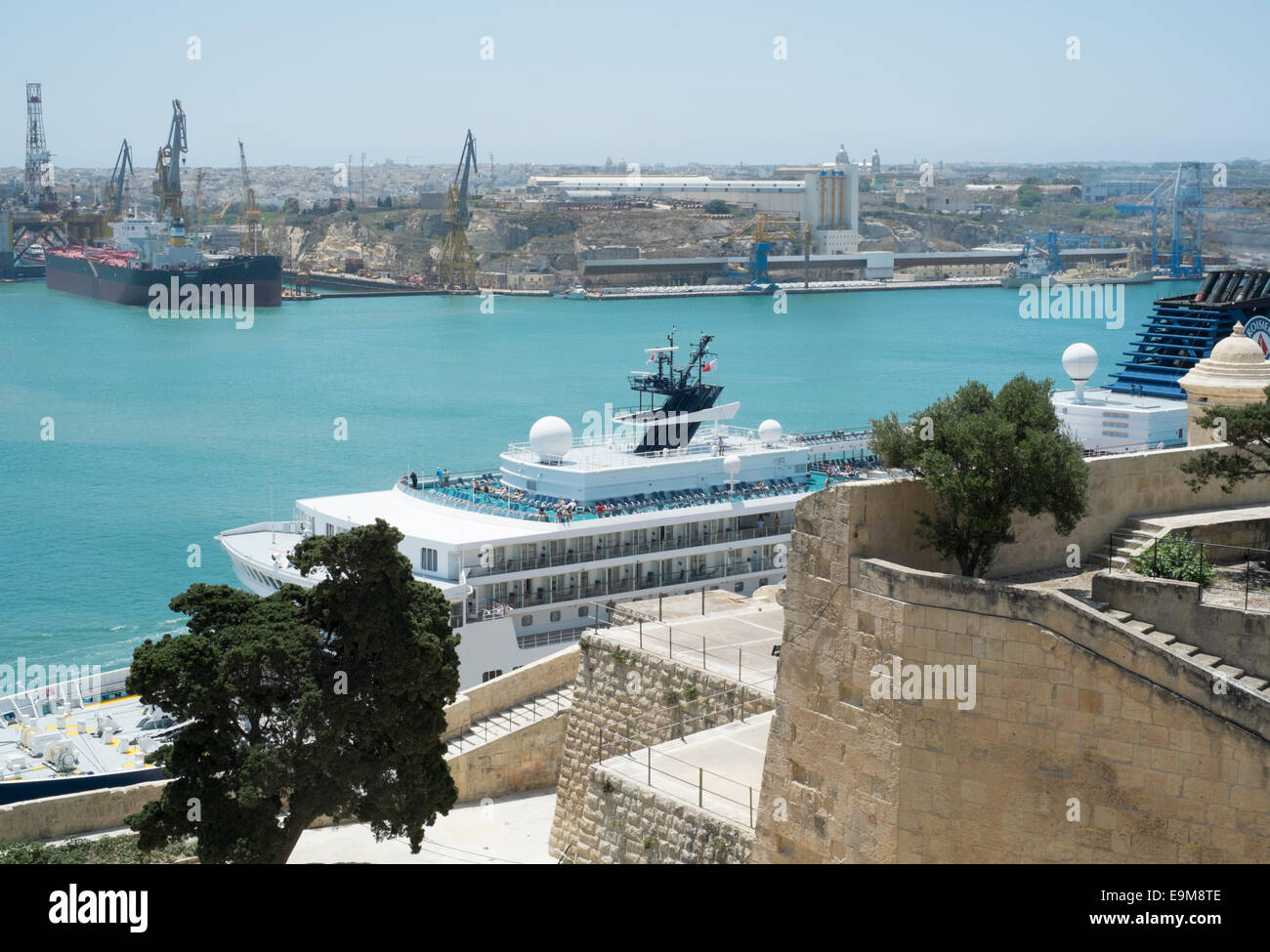 Grand Harbour in Malta Stock Photo Alamy