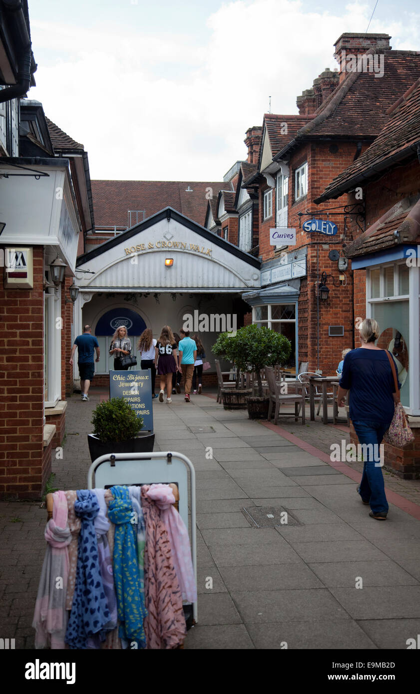 Saffron Walden Market Town in Essex UK Stock Photo Alamy