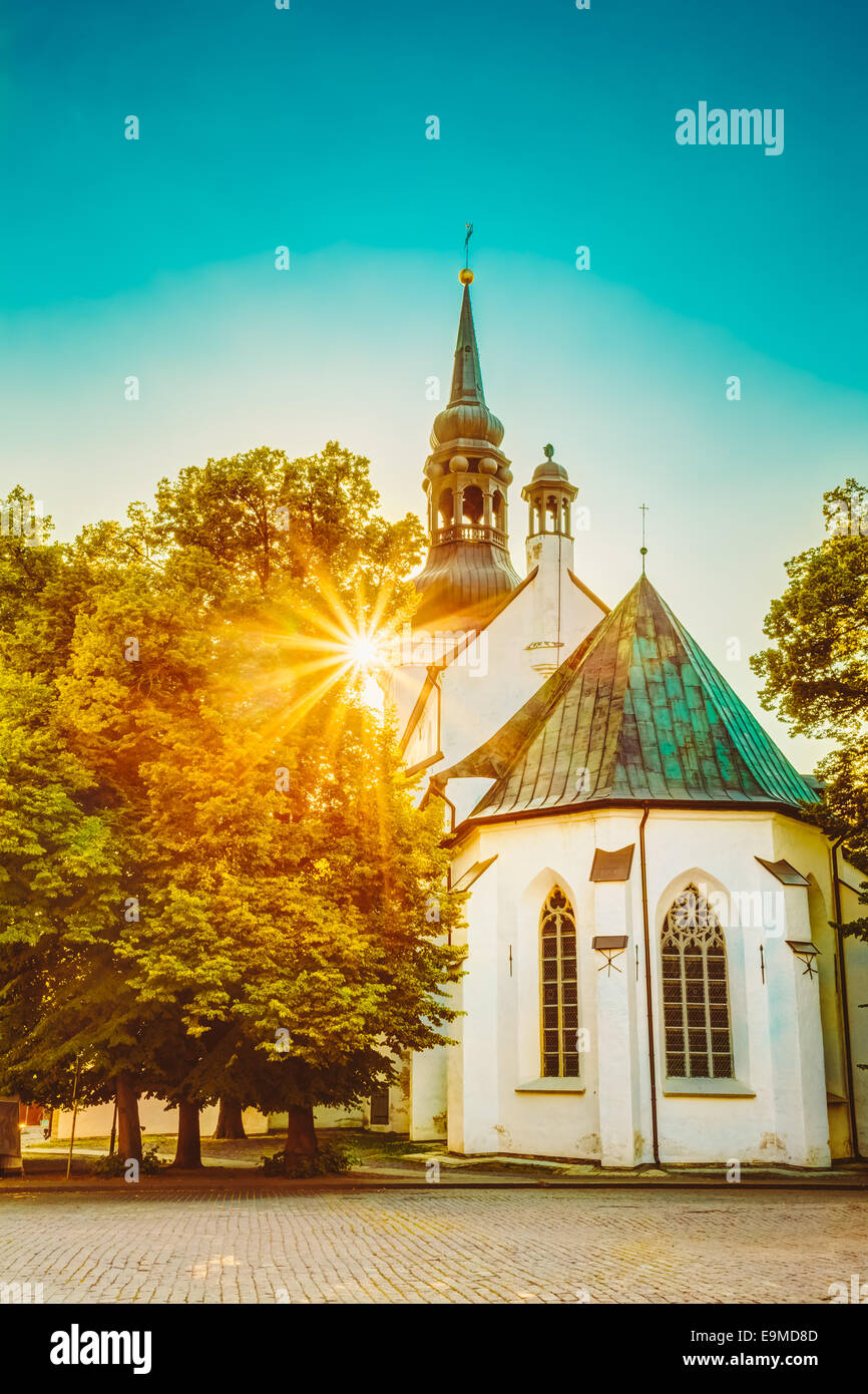 Church clock tallinn hi-res stock photography and images - Alamy