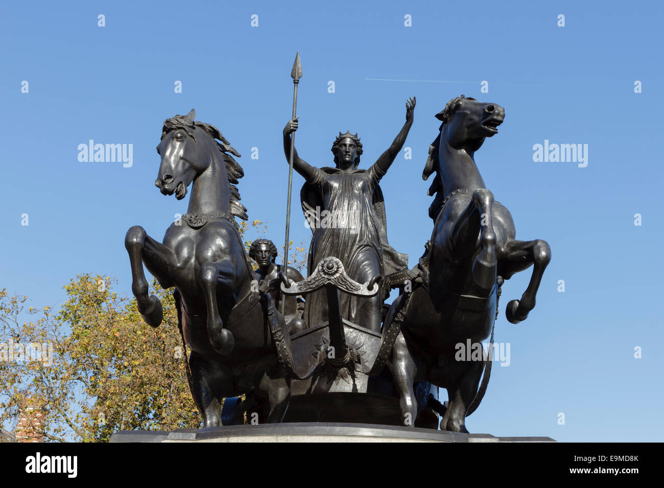 Boudica monument, Westminster, London, England, UK Stock Photo