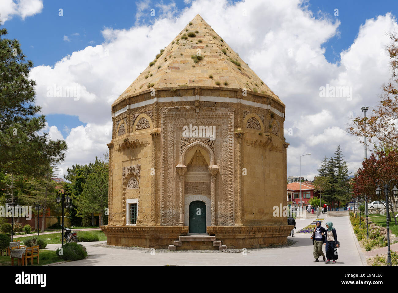 Hudavend Hatun Türbe or Hudavent Hatun Türbesi, tomb, Niğde, Central Anatolia Region, Anatolia Province, Turkey Stock Photo