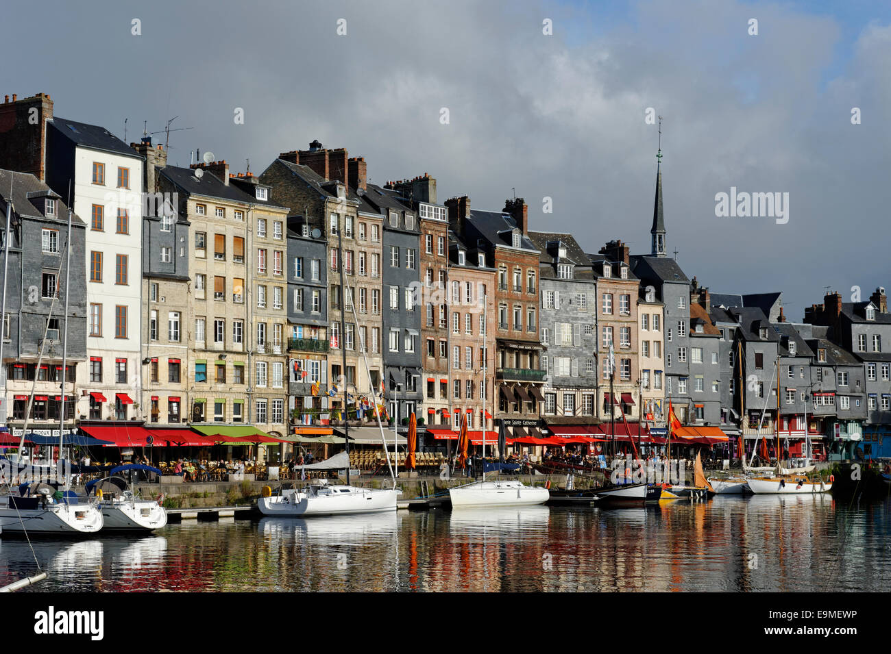 Port Of Honfleur Département Calvados Basse Normandie France Stock