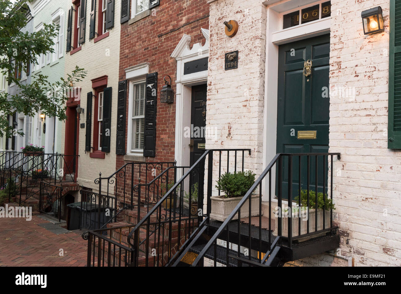 United States, Washington, DC, houses Stock Photo Alamy