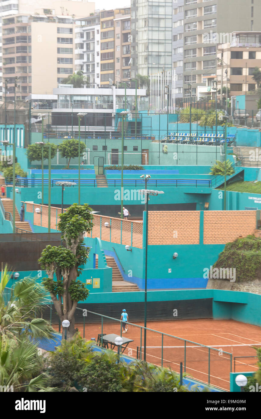 Tennis courts in Lima, Peru Stock Photo - Alamy