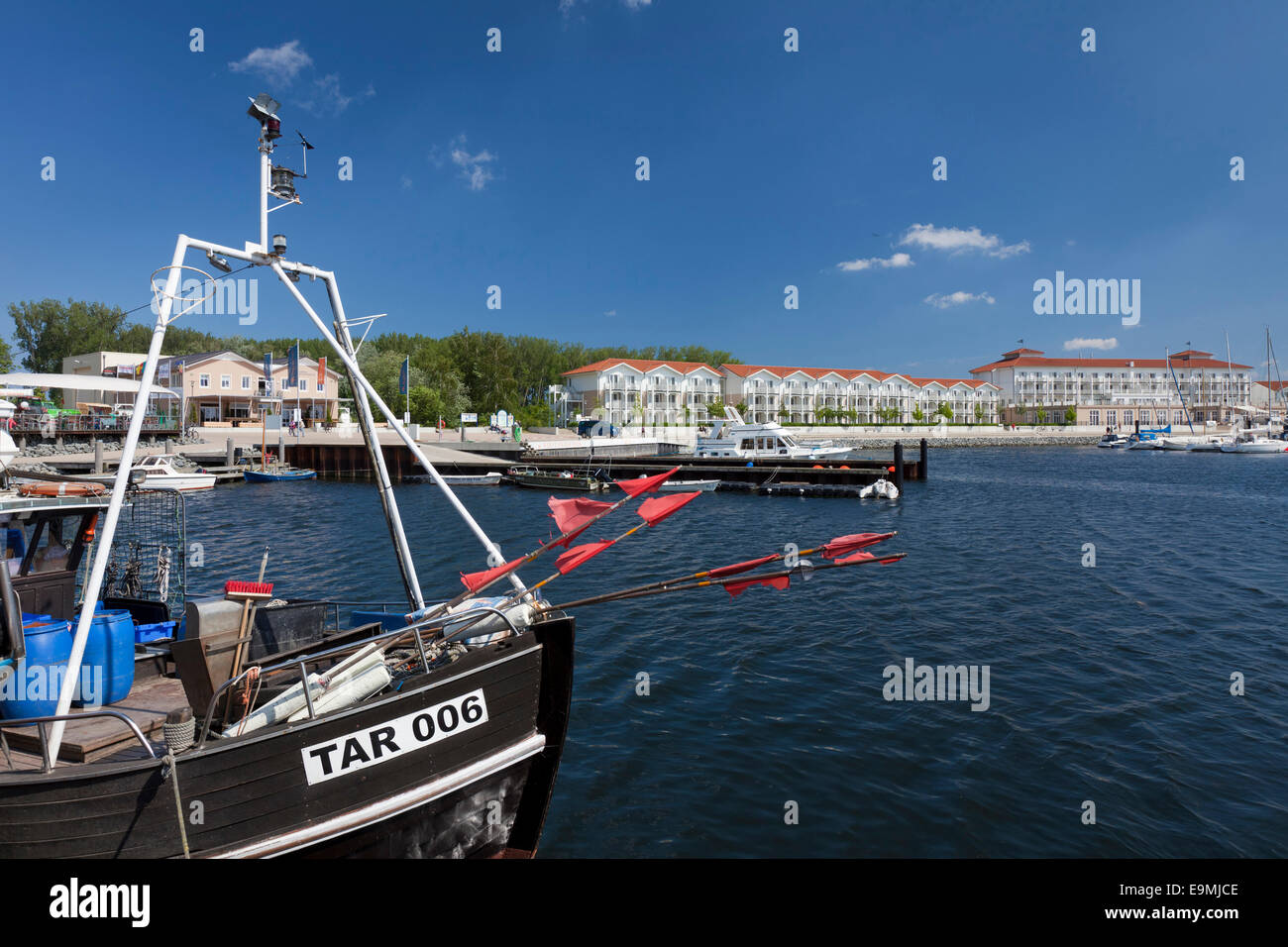 Fishing harbour Boltenhagen Mecklenburg-Western Pomerania Germany Stock Photo