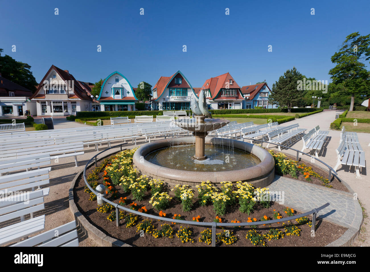 Spa garden Boltenhagen Mecklenburg-Western Pomerania Germany Stock Photo
