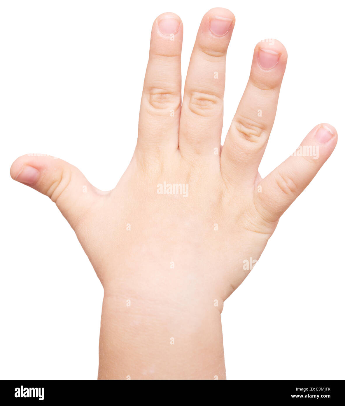 baby hand isolated on white background Stock Photo - Alamy