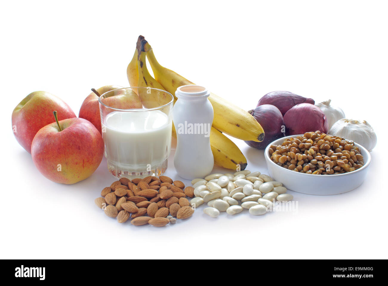 Probiotic (prebiotic) rich foods known to provide healthy bacteria for