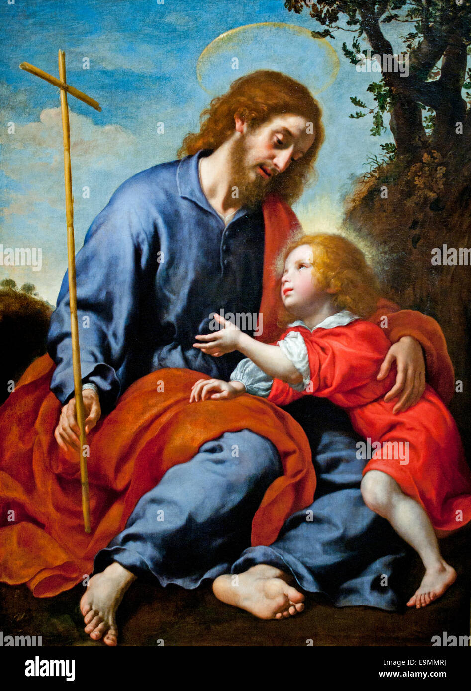 Jesus Prenant La Croix De Saint Joseph Jesus Carrying The Cross Of St Joseph 1635 Carlo Dolci 1616 1686 Italy Italian Stock Photo Alamy