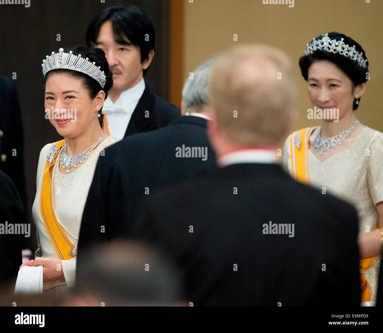Crown prince akishino and crown princess kiko hi-res stock photography ...