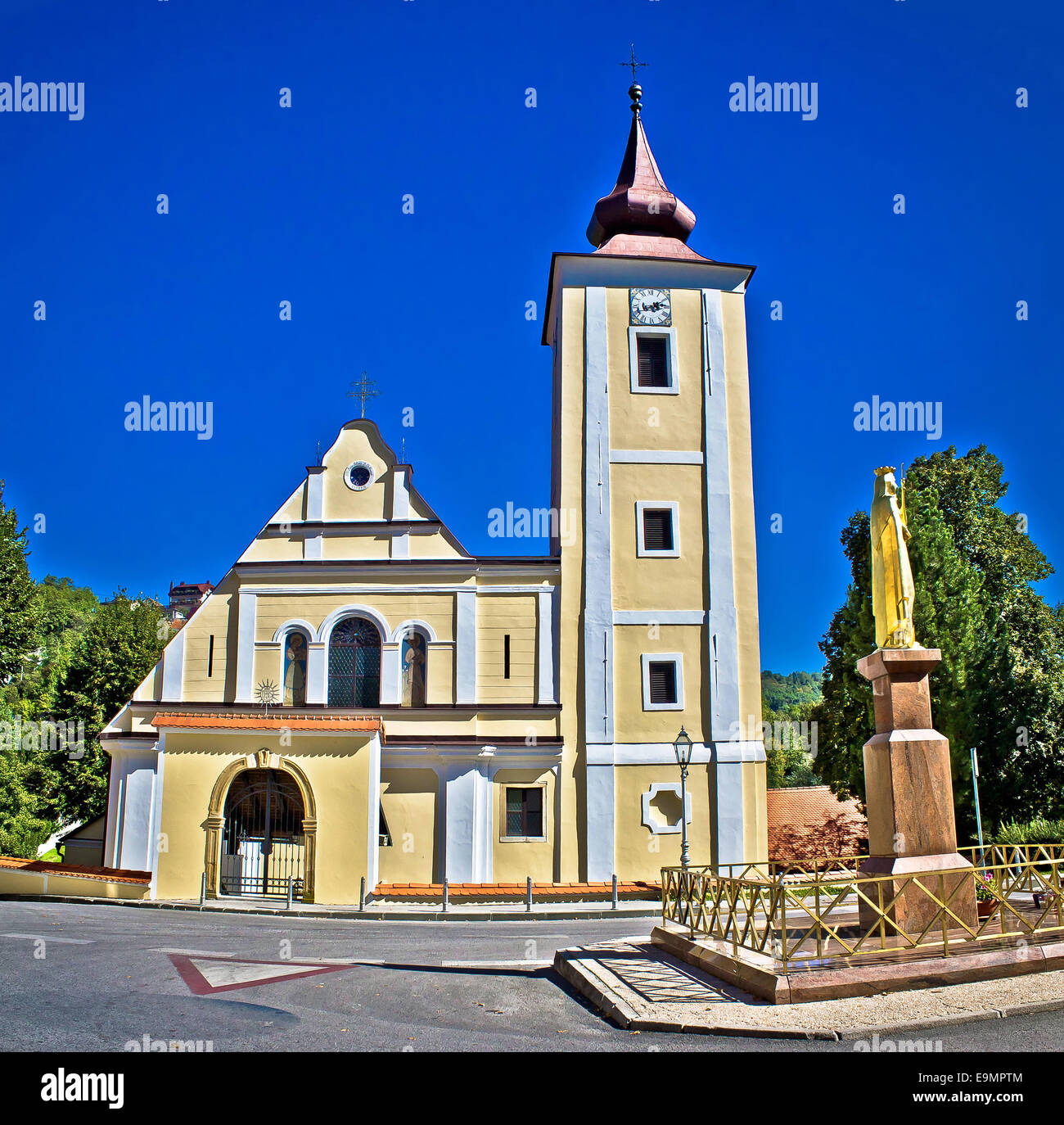 Church in Cucerje , Zagreb suburb Stock Photo