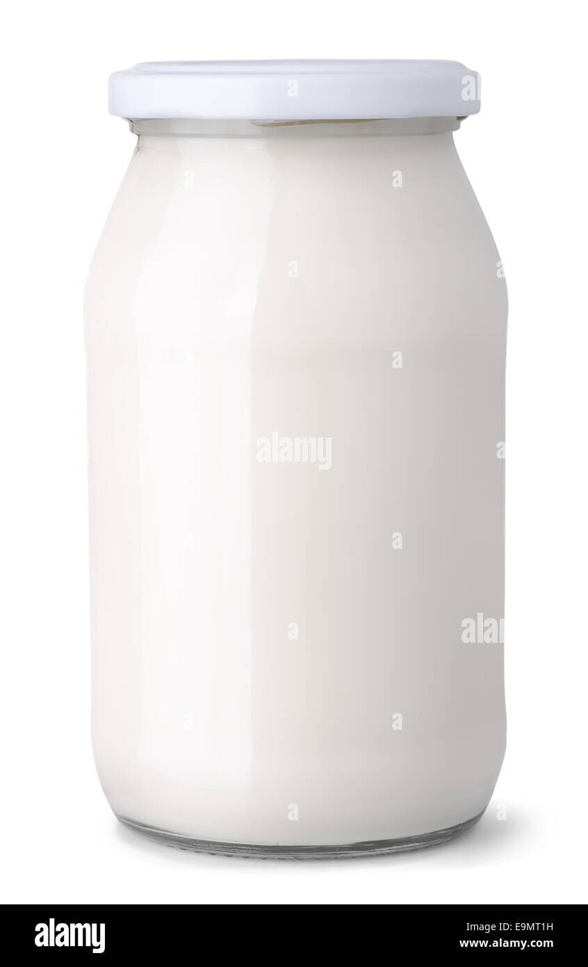Dairy jar Stock Photo