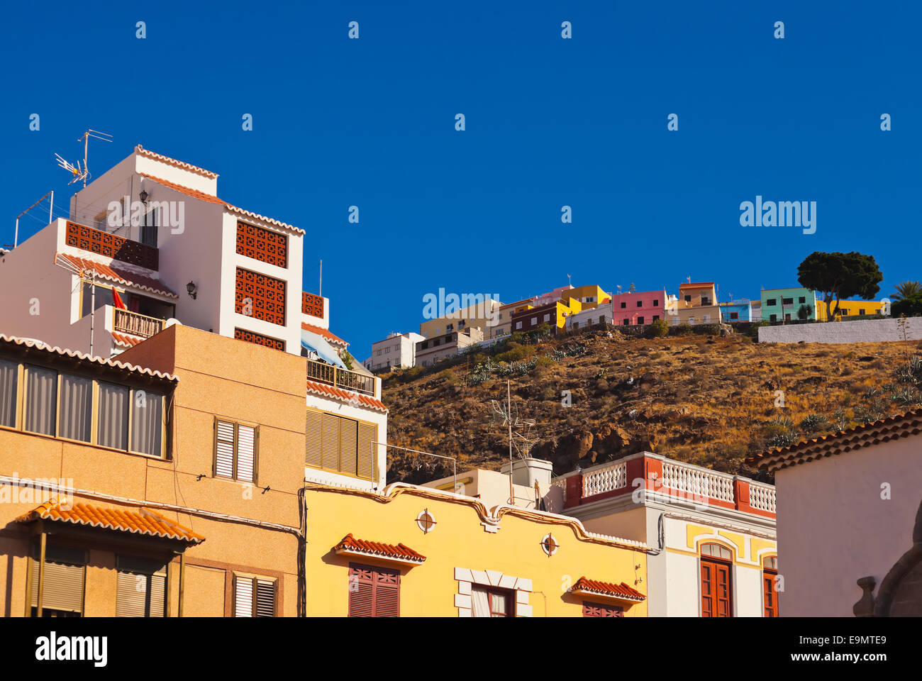 Town San Sebastian - La Gomera Island - Canary Stock Photo