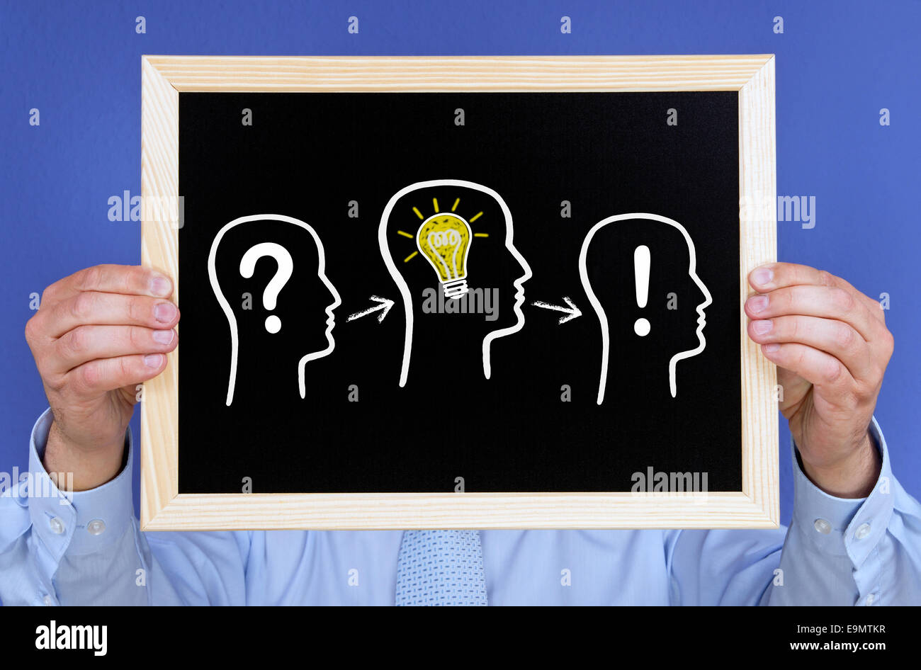 Team With Idea Business Intelligence Stock Photo Alamy