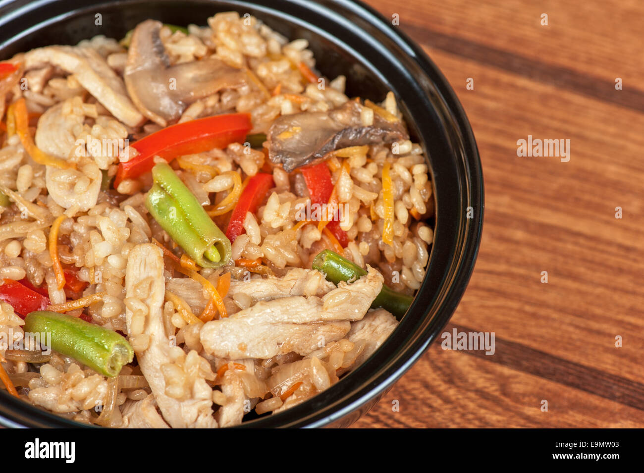 Rice chicken vegetable Stock Photo - Alamy